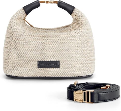 Missnine Small Straw Purse for Women Summer Woven Purses Raffia Vacation Top Handle Satchel Handbag in Saudi Arabia