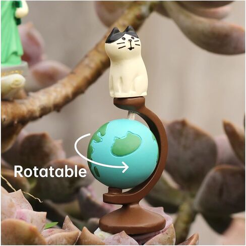 Cute Mini Cat on Books Figurine Resin Cat for Office, Home Decoration Perfect Cute Cat Gift for Cat Lovers in Kuwait