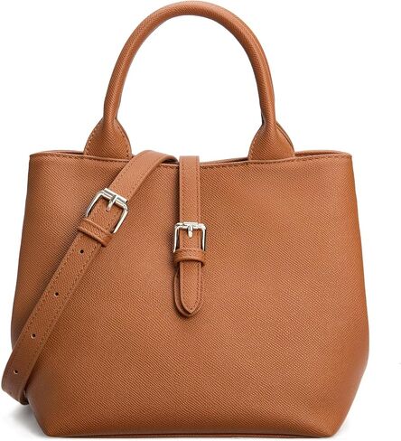 BOSTANTEN Satchel Bag for Women- Adjustable Shape, 3-Way Carry Convertible Vegan Leather Tote for Work Travel in Saudi Arabia