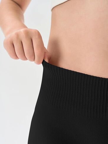 Haloumoning Girls High Waist Side Pinhole Athletic Shorts Kids Gymnastic Stretchy Yoga Volleyball Shorts 7-14 Years in Saudi Arabia