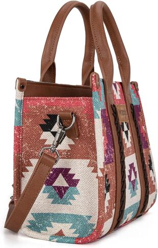 Wrangler Boho Tote Bag Aztec Top Handle Handbags and Purses in Kuwait