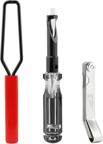 Valve Lapping Guiding Removal Tool, Jam Nut Valve Adjustment Tool with Angled Feeler Gauge for 10mm Jam Nut Compatible with Hond-a/Nissa-n Auto Vehicle Engines(Color:1) in Saudi Arabia