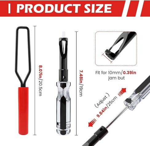 Valve Adjustment Tool,10mm Jam Nut Valve Adjustment Tool,Valve Lapping Tool,Jam Nut Stud Slotted Valve Adjustment Tool,Valve Grinding Tool Compatible with Japanese Auto Engines in Saudi Arabia