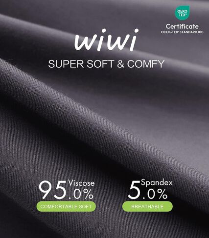 Wiwi Pajama Top for Women Short Scoop Neck Pajamas Soft Viscose من Bamboo Basic Solid T-Shirt PJ S-XXL in Kuwait