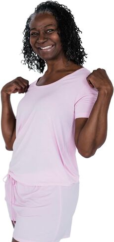 PIPER & MINT Night Sweat Relief - Quick Dry Ultra Soft Cooling Pajama Tee for Women in Saudi Arabia