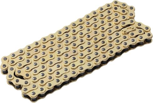 KAMIER 428 Motorcycle Chain 132 Link Gold with Chain Breaker for TTR125 TTR225 Hawk 250 Boom Vader 125 Apollo RFZ TaoTao Coleman 110cc 125cc 150cc Pit Dirt Bike 4 Wheeler ATV Go Kart Heavy Duty Parts in Saudi Arabia