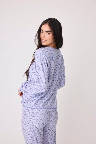 P.J. Salvage Women's Peace & Love Within Long Sleeve Top in Saudi Arabia