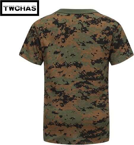 Kids Camo T-Shirt, Lightweight and Breathable Summer Camo T-Shirt for Outdoor Play, Adventure and Everyday Comfort in Saudi Arabia