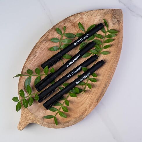 أقلام دايفرسيبي ذات الرأس الرفيع الدائمة، 3 عبوات من أقلام التحديد سريعة الجفاف، أقلام كتابة ملاحظات لاصقة شفافة، لوازم فنية للمكتب والمدارس، أقلام تحديد دقيقة زيتية ملونة in Kuwait