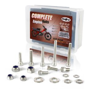 مجموعات الترباس من الفولاذ المقاوم للصدأ مناسبة ل CT90 Trail 1966-1979 ، 128 PCS دراجة نارية فيليبس Countersunk Sock Head Bolt