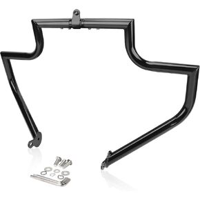 حارس محرك حارس تحطم بار متوافق مع Harley Davidson 2009-2025 Train Trike Models Street Glide Road King Electra Glide Glide flhx flhr flth flht flhxs flhtk Black