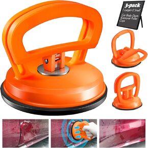 Dent Puller,Dent Removal Kit,3 Pack Car Dent Puller Kit Handle Lifter,Powerful Car Dent Remover,Dent Popper,Dent Fixer,Suction Cup Dent Puller and Paintless Dent Repair Kit for Car 3pcs