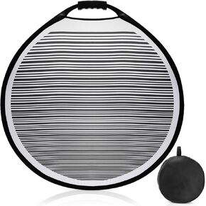 Dent Reflector Board, 31.5 Inch Foldable Lined Striped Dent Board with Bag, Portable Flexible PDR Lined Light Reflector Panel Dent Remover Tool for Car Vehicle Door Scratch