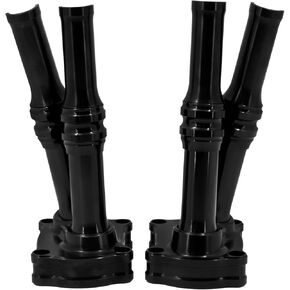 HDBUBALUS Motorcycle Pushrod Tube Lifter Block Cover Fit for Harley M8 Touring 17-23 Softail 18-23 (All Black)