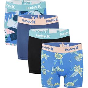 Hurley Boys' Performance Boxer Briefs (4-Pack)