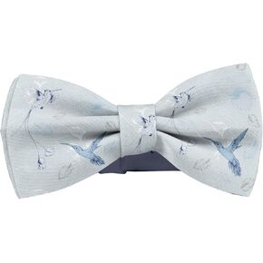 Adjustable Pre-tied bow tie for Men (Birds Hummingbirds Flowers Pattern) Elegant Cute Bowties for Dogs Cats Pets