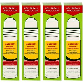 Katinko Outside Oil Liniment10mL - فعال للعضلات المتآكلة والصداع ومرض السفر والحشرات (4)