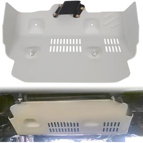ECOTRIC Skid Plate Compatible with 2014-2022 Toyota 4Runner & 2009-2014 FJ Cruiser 4.0L V6 Aluminum Front Skid Plate Protection Replacement for PTR6089190