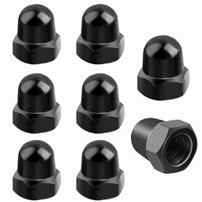 8 PCS لوحة ترخيص الصواميل/ البراغي متوافقة مع فولفو S60/ XC90/ OEM الجزء 968458 (مسامير على مسمار موجودة) - قبة طويلة 304 لوحة ترخيص الصلب المقاوم للصدأ -