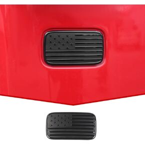 JeCar JK Rear License Plate Deletion Panel American Flag Badge Cover Compatible with Jeep Wrangler JK JKU 2007-2018