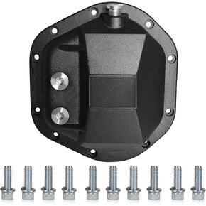 HKTE GEAR & AXLE TAVENIAL COVER HARDCORE Black (DANA 44 JK & others)