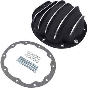 4908BKKIT Rear Differential Cover w/Gasket & Bolts Replacement for Jeep Grand Cherokee 1993-2004, Comanche 1986-1992, Wagoneer 1984-1990, Wrangler 1987-2006