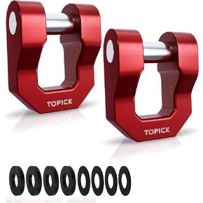 3/4 "D Ring Shackle ، 68000 رطل قوة كسر مع PIN 7/8" ، الاستخدام العالمي مع حزام السحب وينش الشاحنة على الطرق الوعرة ATV UTV Recover