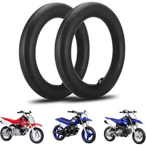 (2-Pack) 2.50/2.75-10 Heavy Duty Replacement Inner Tubes for CRF50 PW50 MX650 TaoTao100 DRZ70 TTR50 JR50 KX50 Dirt Pit Bike Inner Tubes