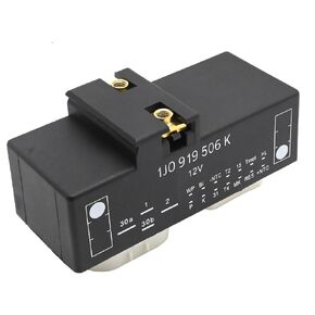 1J0919506K Cooling Fan Control Unit Module Relay, Replacement for TT Quattro 2000-2006 Base, Replaces FCM103 902419 902-419 1R3546 RY1670