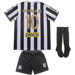 Youth Sportswear Santos 10 Neymar Kids Soccer Jersey/Shorts Football Socks Set