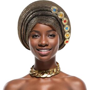 African Head Tie of Nigeria ASO Oke Auto Gele Headwraps Hat Turban Wedding Party