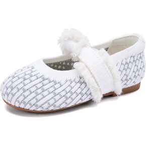 BMCiTYBM Toddler Girl Ballet Flats Comfortable Knit Casual Dressy Shoes for Girl Party School Shoes in Kuwait