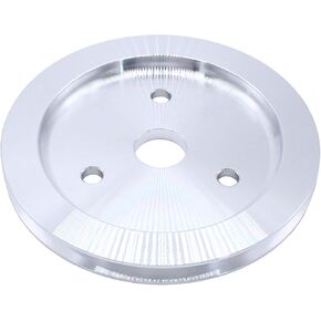 SWP Short Water Pump Single-Groove Crankshaft Pulley For Chevy SBC 283-350 Billet Aluminum