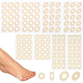 SIBBA 90 PCS وسائد الذرة وسائد الكالس وسائد الرغوة حماية بقع التهاب منصات لاصقة قدم القدمين أقدام مزيل الذرة