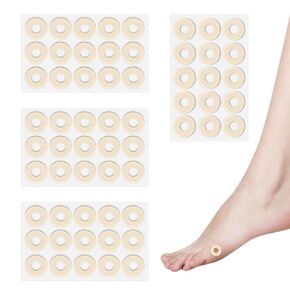 60 pcs callus fads لأسفل القدم ، وسائد الذرة الصغيرة أصابع القدمين