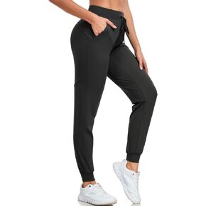 Women's Joggers Pants with Pockets Drawstring High Waisted Tapered Sweatpants for Women Lounge Workout Yoga Running
