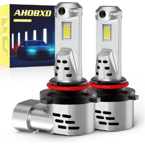 H4 LED Bulbs Super Bright 30000LM 900% Xenon White H4/9003 Light Bulbs Cooling Fan Plug and Play Fog Light Direct Fit Pack of 2