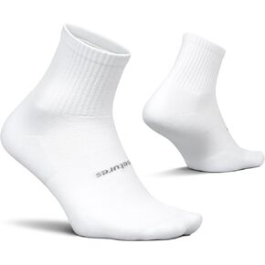 Feetures High Performance Max Cushion Quarter Tall Sock for Women & Men - Moisture-Wicking Athletic Socks - (1 Pair)
