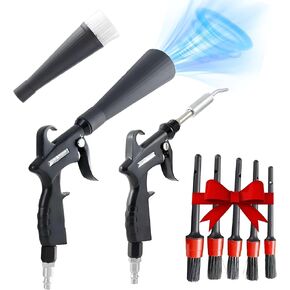 Tornado Detailing Car Cleaning Gun with Metal Nozzle | Interior Drying Air Blower | High Pressure Blower Gun | A Car Detailing Tools for Swiftly Removing Dirt and Dust with Air Flow