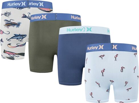 Hurley Boys' Performance Boxer Briefs (4-Pack) in Saudi Arabia