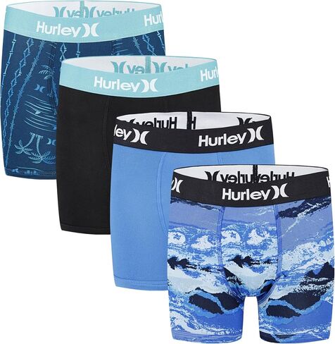 Hurley Boys' Performance Boxer Briefs (4-Pack) in Saudi Arabia