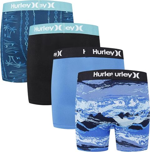 Hurley Boys' Performance Boxer Briefs (4-Pack) in Saudi Arabia