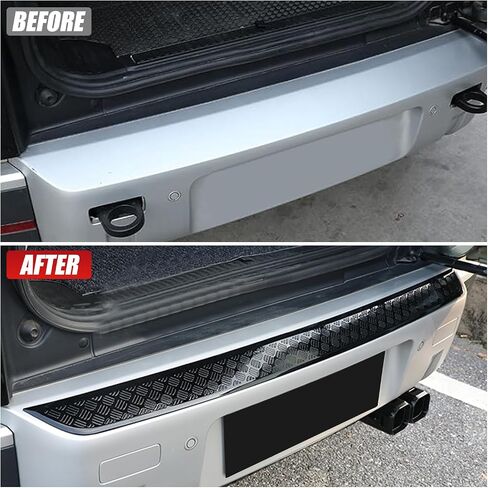 Rear Bumper ABS Black Body Anti-Scratch Protection Cover Trim Kit Compatible with 2020-2025 Land Rover Defender 110 130 Decoration Armor Sticker Trim Exterior Accessories in Kuwait