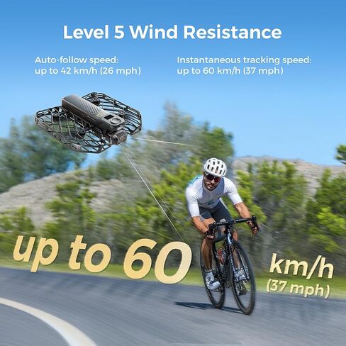 X1 Promax 8K Action Flying Camera ، بدون طيار قابلة للطي مع كاميرا مع 42 كم/ساعة سرعة متابعة ، 10+ أوضاع طيران تلقائية بالكامل ، تطير في أي مكان مع omniterrain ، SmoothCapture 2.0 (Combo) in Kuwait
