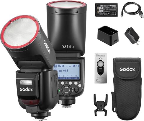 Godox V860III-C Camera Flash Light Wireless TTL Transmitter/Receiver Speedlite GN60 1/8000s HSS Built-in 2.4G Wireless X System Replacement for Canon 1DX/5D Mark III/5D Mark II Cameras in Saudi Arabia