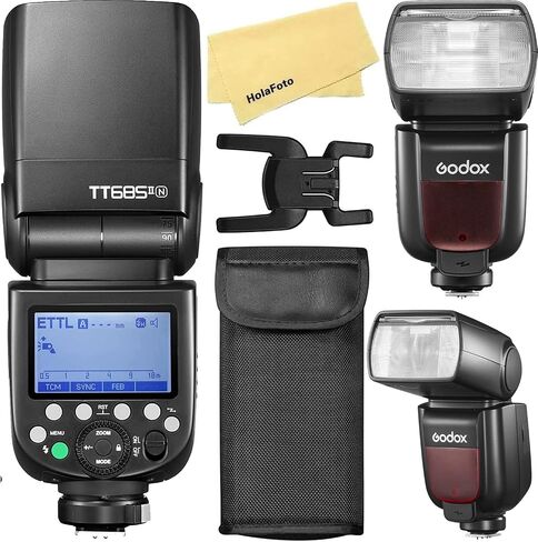 Godox TT685II-C TT685IIC Camera Flash for Canon Camera Flash Speedlite Speedlight Light, E-TTL 2.4G GN60 HSS 1/8000S,0.1-2.6s Recycle Time,330 Full Power Pops,TCM Instant Conversion,Quick-Release Lock in Saudi Arabia