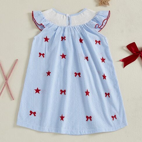 Baby Girl Easter Outfit Smocked Romper Dress Rabbit Embroidery Short Puff Sleeves Bodysuit Jumpsuit Spring Clothes in Kuwait