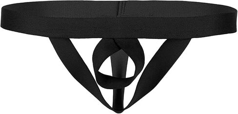 Men's Elastic Straps Thong Jockstrap Underwear T-Back O-Ring Bikini Jock Briefs G-String in Saudi Arabia