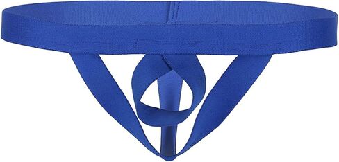 Men's Elastic Straps Thong Jockstrap Underwear T-Back O-Ring Bikini Jock Briefs G-String in Saudi Arabia