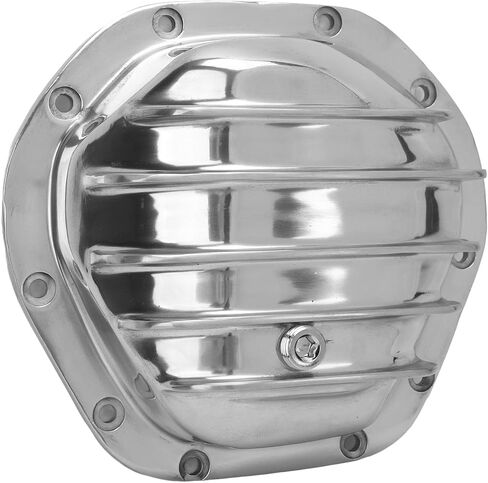 Aluminum Differential Cover, Lightweight Polished Design, Easy Install, Front Rear for Dana 44 F ‑ 100, Truck, Bronco (Polished) in Kuwait